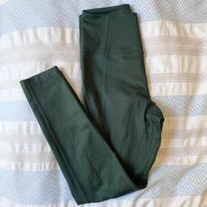 Girlfriend Compressive High Rise Legging 23 3/4” in Moss